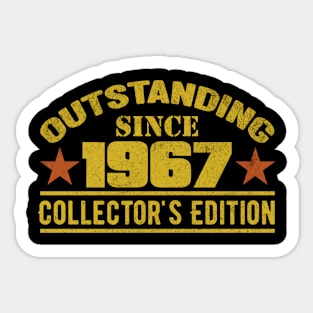 Outstanding Since 1967 Sticker